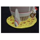 Looney Tunes WB 1996 Rocket Spaceship Piggy Bank