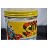 Vintage 1981 Superman Peanut Butter Jar