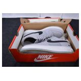 Nike Air Force 1 Wolf Grey Double Swoosh