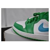 Nike Air Jordan 1 Low Lucky Green Aquatone Shoes