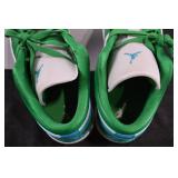 Nike Air Jordan 1 Low Lucky Green Aquatone Shoes