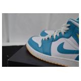 Nike Air Jordan 1 Mid-Top Aquatone Shoe