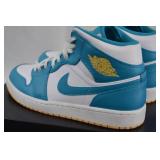 Nike Air Jordan 1 Mid-Top Aquatone Shoe