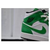 Nike Air Jordan 1 Mid "Lucky Green" Shoes