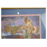 Remember Us Lorenzo Black Buffalo Thunderbird Print