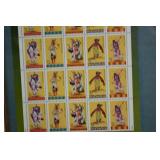 American Indian Dance Stamps In Frame
