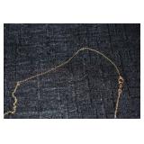 14k Gold Opal Necklace