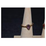 4 Copper And Stone Rings