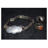 925 Sterling Rings And Bracelet