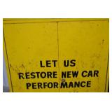 Vintage Napa Ignition And Carburetor Storage Cabinet