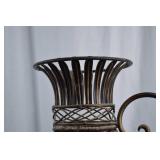 Vintage Intricatly Detailed Rattan Cornucopia