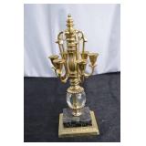 Vintage Art Deco Dilly MFG Co Brass Candlebra