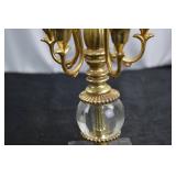 Vintage Art Deco Dilly MFG Co Brass Candlebra