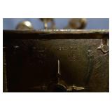 Vintage Art Deco Dilly MFG Co Brass Candlebra