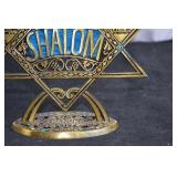 Vintage Shalom Star Of David