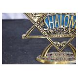 Vintage Shalom Star Of David