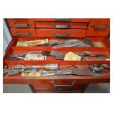 Vintage Rem Line Tool Box With Tools