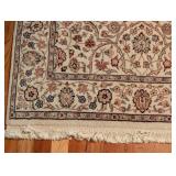 Beautiful Cream Wool Accent Rug