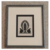 Small Framed Polish Paper Cutting