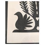 Small Framed Polish Paper Cutting