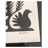 Small Framed Polish Paper Cutting