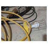 Assorted Work Lights and Extension Cords