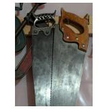 Assorted Clamps and Hand Saws
