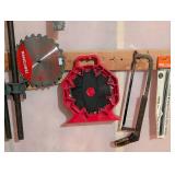 Assorted Clamps and Hand Saws