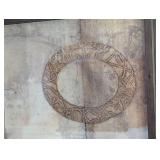 Framed Metallic Abstract Print by Volk