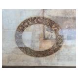 Framed Metallic Abstract Print by Volk
