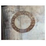 Framed Metallic Abstract Print by Volk