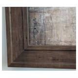 Framed Metallic Abstract Print by Volk