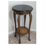Pulaski Furniture Black Granite Topper Accent Table