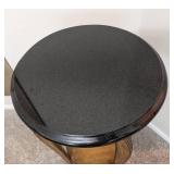 Pulaski Furniture Black Granite Topper Accent Table