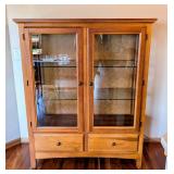 Beautiful Basset Glass Display Cabinet