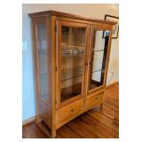 Beautiful Basset Glass Display Cabinet