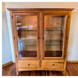 Beautiful Basset Glass Display Cabinet