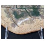 University of North Dakota School of Mines Pottery Leaf Dish