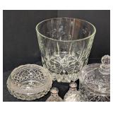 Assorted Vintage Cut/Pressed Glass and Crystal