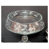 Assorted Vintage Cut/Pressed Glass and Crystal