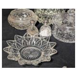 Assorted Vintage Cut/Pressed Glass and Crystal