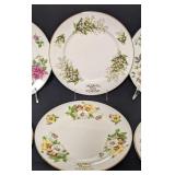 Partial Royal Grafton Flower of the Month Plates