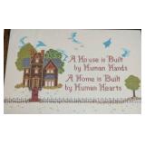 Adorable Framed Vintage Crosstitch