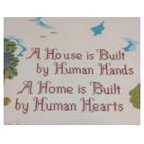 Adorable Framed Vintage Crosstitch