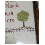 Adorable Framed Vintage Crosstitch