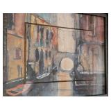 Gold Framed Venice Print by Bernhard Vogel