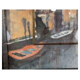 Gold Framed Venice Print by Bernhard Vogel