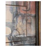 Gold Framed Venice Print by Bernhard Vogel