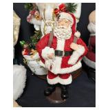 Variety of Decorative Santa Dolls and Figurines