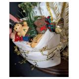 Variety of Decorative Santa Dolls and Figurines